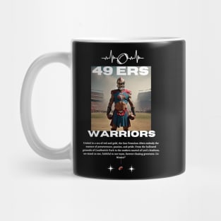 49 ers graphic design, funny 49 ers victor illustration design Mug